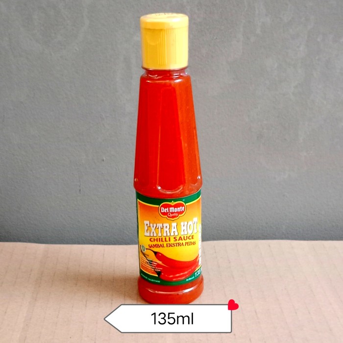 Delmonte Extra HOT PET 135 ML - Saus Sambal Pedas