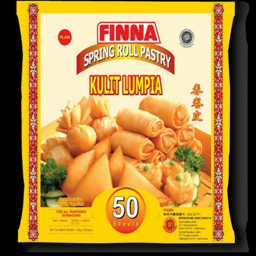 Finna Kulit Lumpia Kecil Isi 50 Pcs Spring Roll Pastry