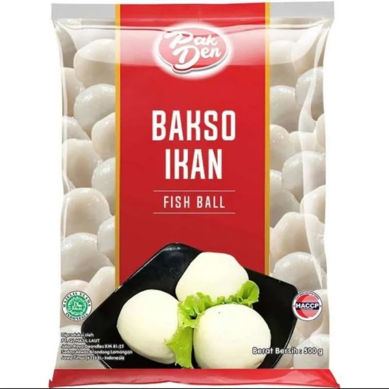 Pak Den Bakso Ikan 500 Gram Fish Ball
