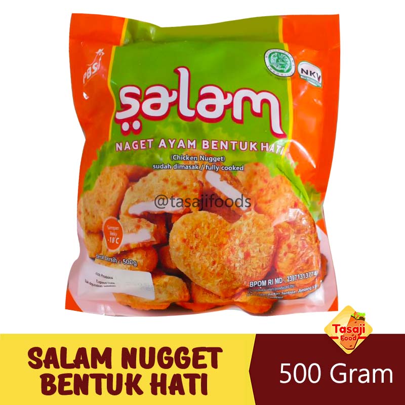 Salam Chicken Nugget Bentuk Hati 500 Gram