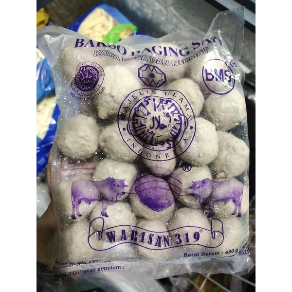 Warisan Bakso BMS Super Isi 25 Pcs 600 Gram