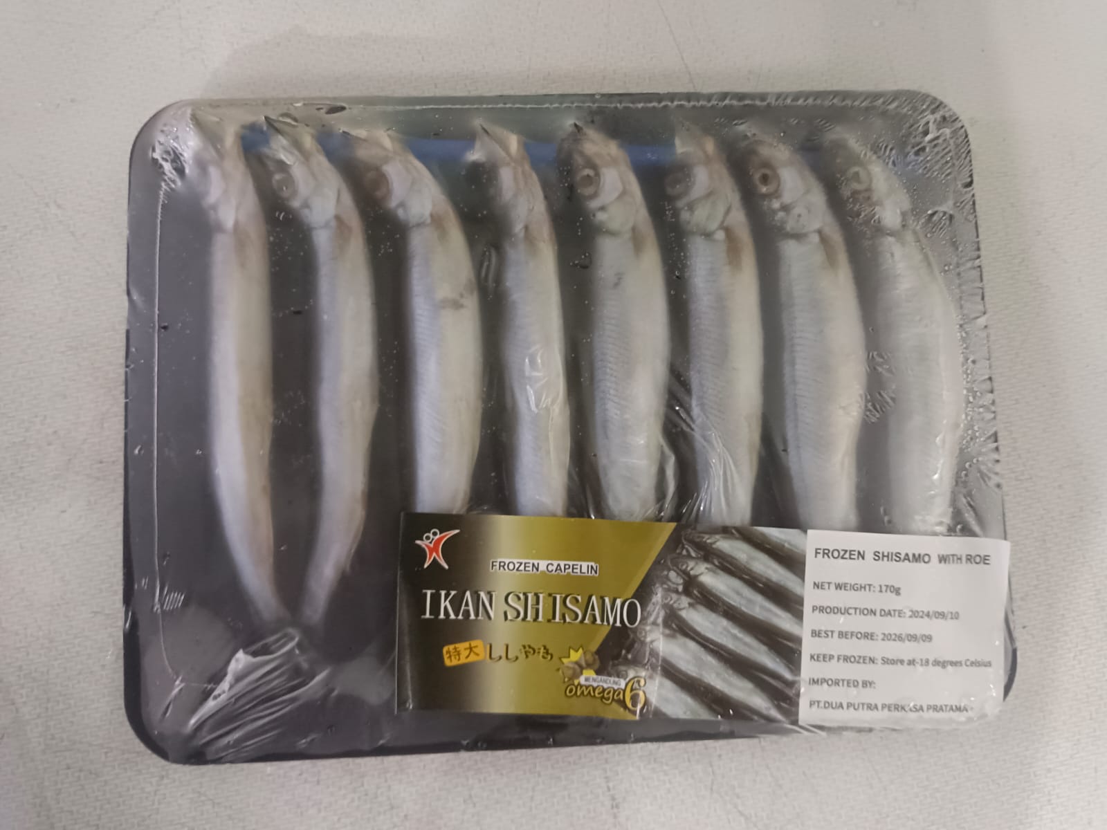Ikan Shisamo Frozen Capelin 170 Gram
