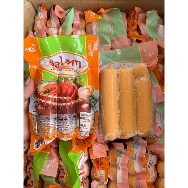 Salam Sosis Bakar Isi 3 Pcs 150 Gram