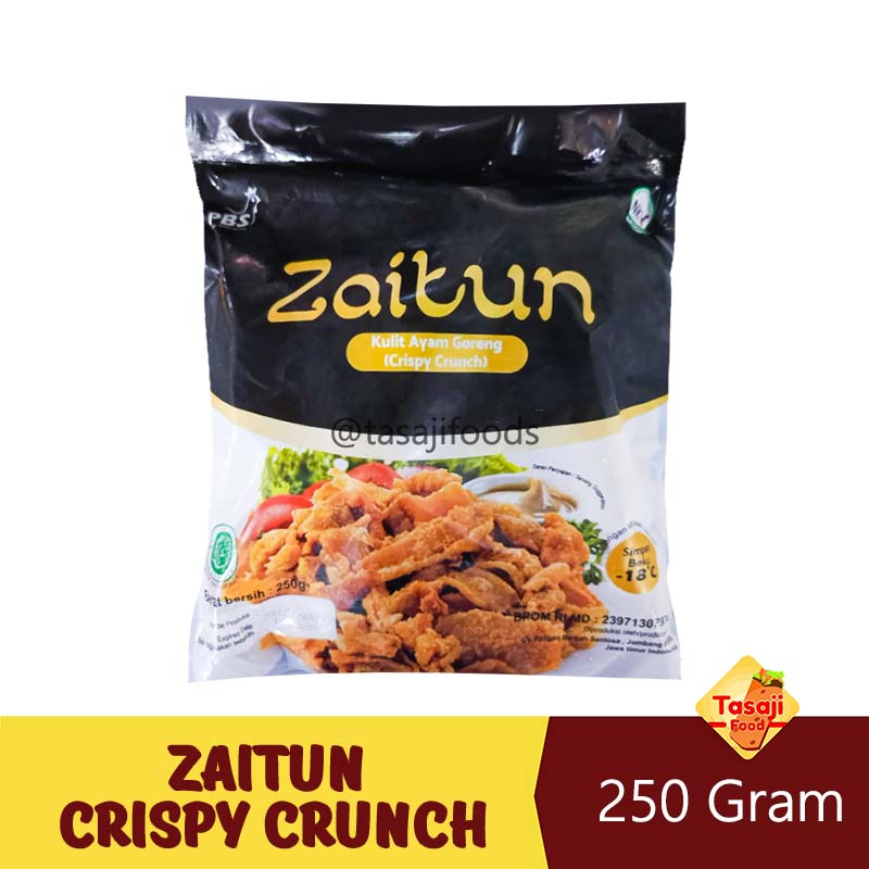 Zaitun Crispy Crunch 250 Gram Kulit Ayam Goreng