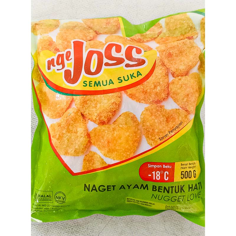 NgeJoss Nugget Ayam Bentuk Hati 500 Gram