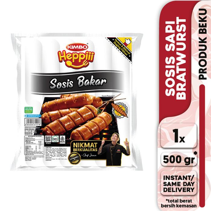 Kimbo Heppiii Sosis Bakar Jumbo Original Isi 7 Pcs