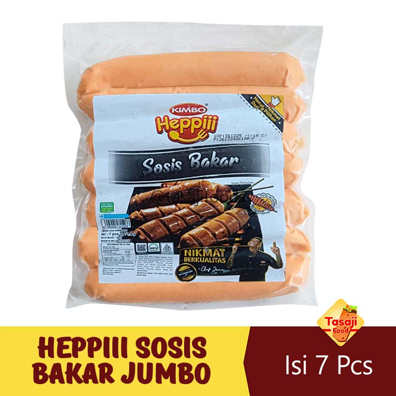Kimbo Heppiii Sosis Bakar Jumbo Original Isi 7 Pcs