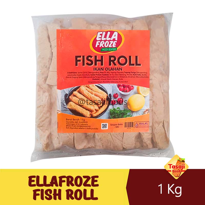 Ellafroze Fish Roll 1 Kg Olahan Ikan Frozen