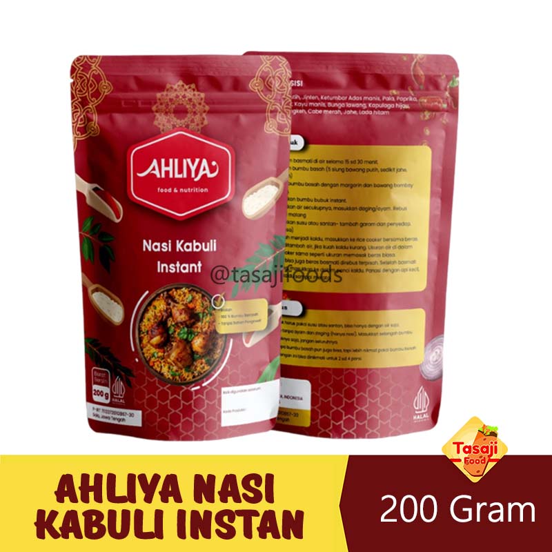 Ahliya Nasi Kabuli Instan 200 Gram Komplit Beras Basmati & Bumbu