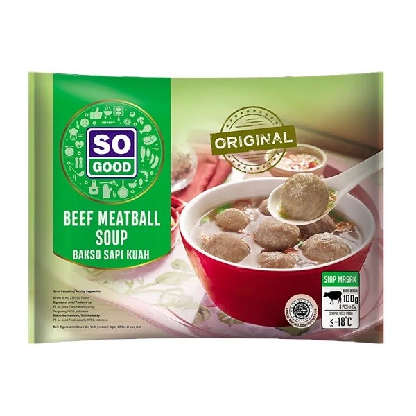 So Good Beef Meatball Soup 100gr Bakso Sapi Kuah