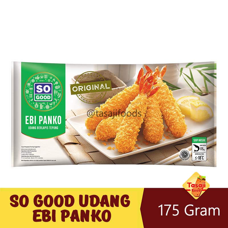 So Good Ebi Panko 175gr Udang Berlapis Tepung
