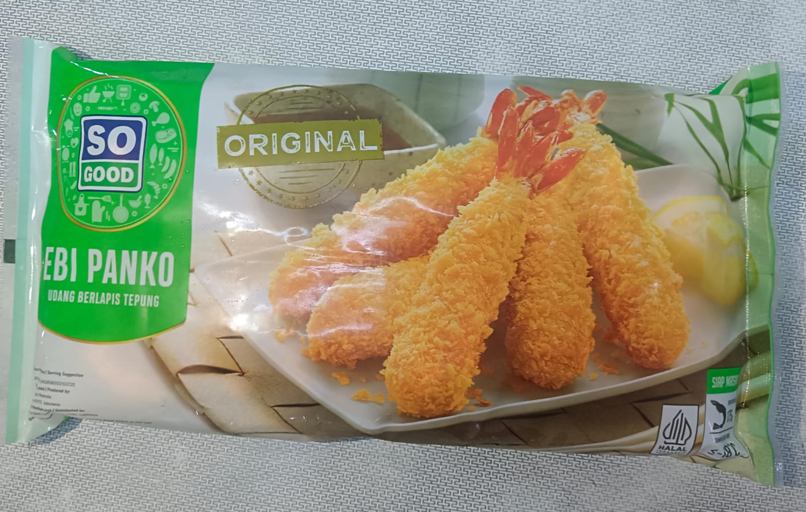 So Good Ebi Panko 175gr Udang Berlapis Tepung