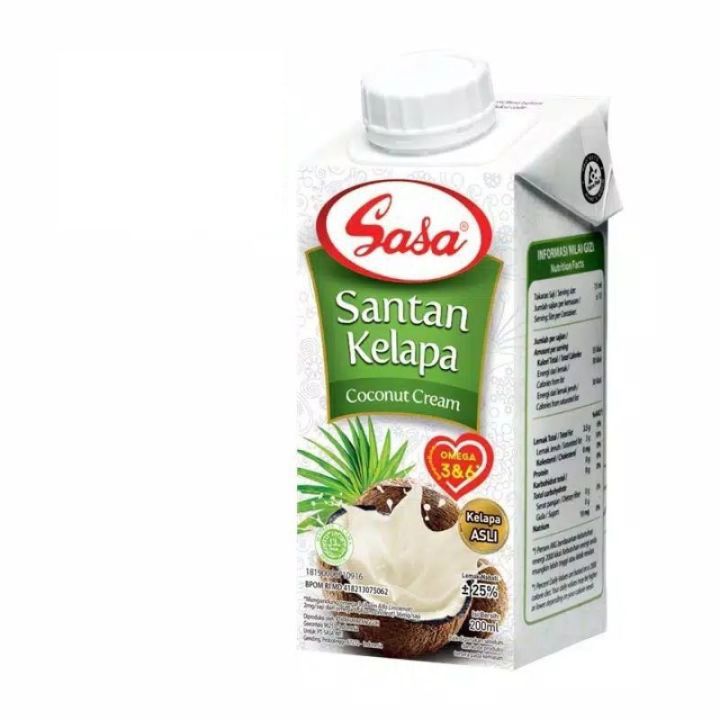 Sasa Santan Kelapa 200 ML Coconut Cream