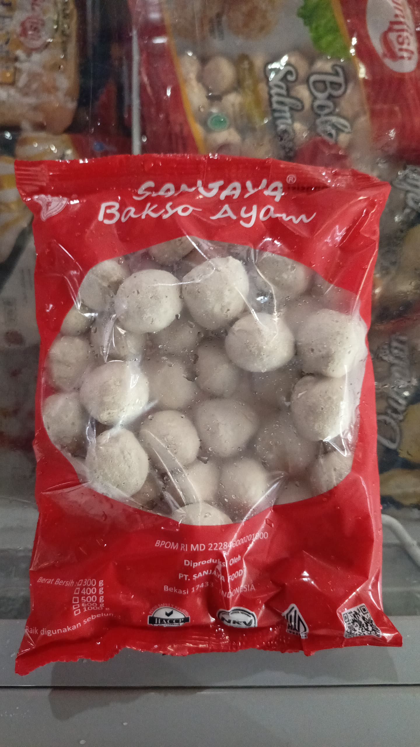 Sanjaya Bakso Ayam Kerikil Isi 50 Pcs