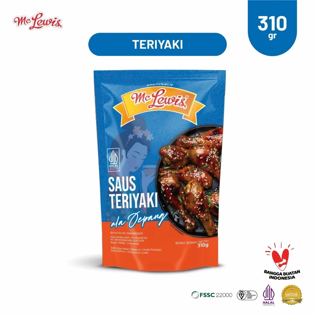 Mc Lewis Saus Teriyaki Ala Jepang 310 Gram
