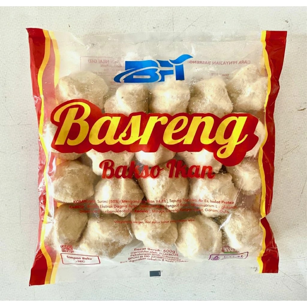BFI Basreng Bakso Ikan 500 Gram Olahan Ikan