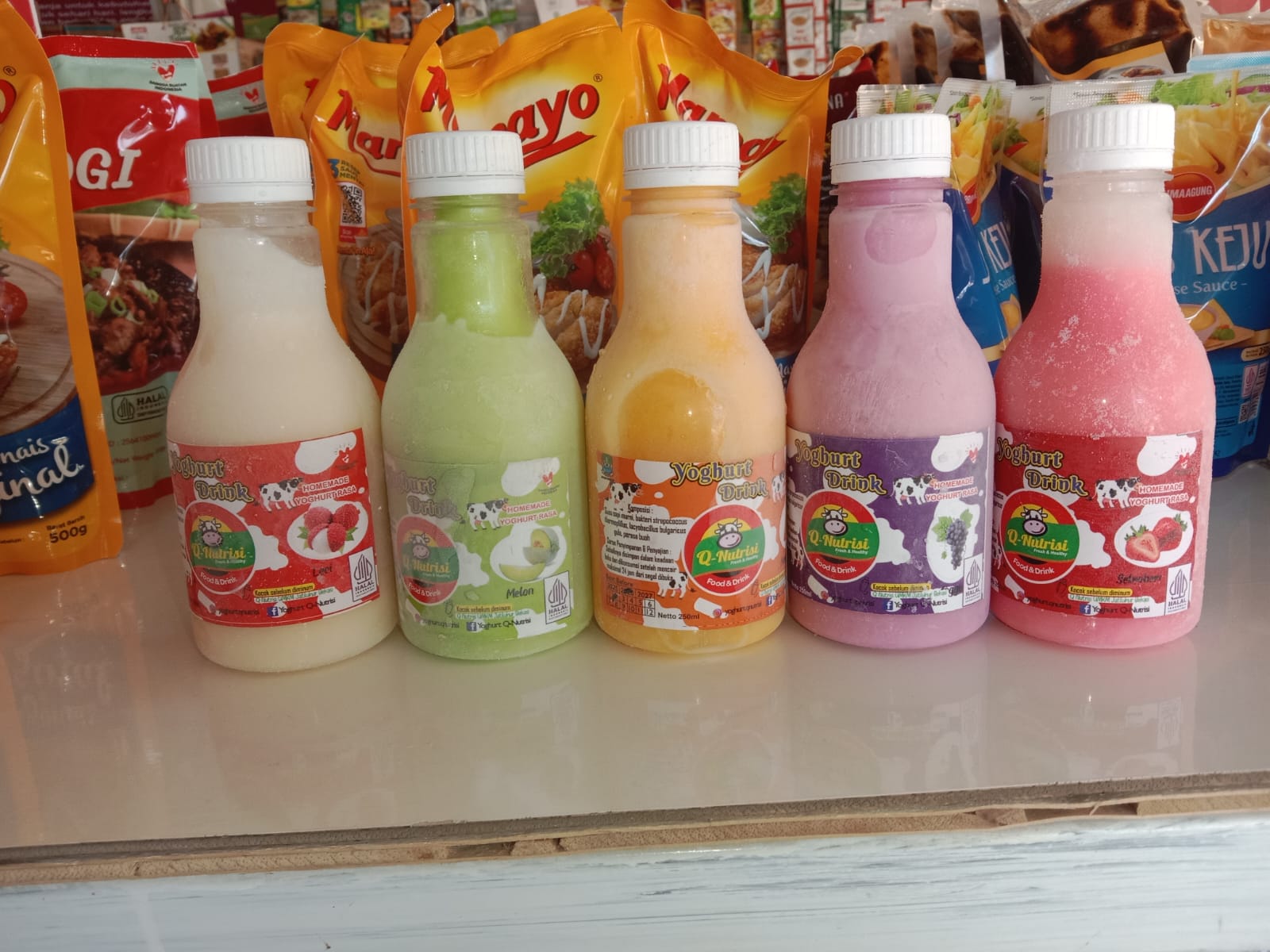 Yogurt Drink Mangga 250 ML Q-Nutrisi