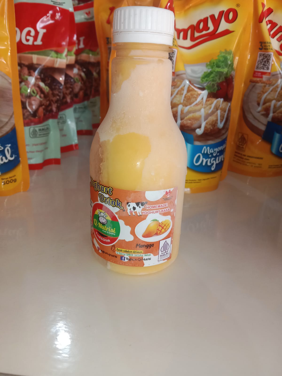 Yogurt Drink Mangga 250 ML Q-Nutrisi