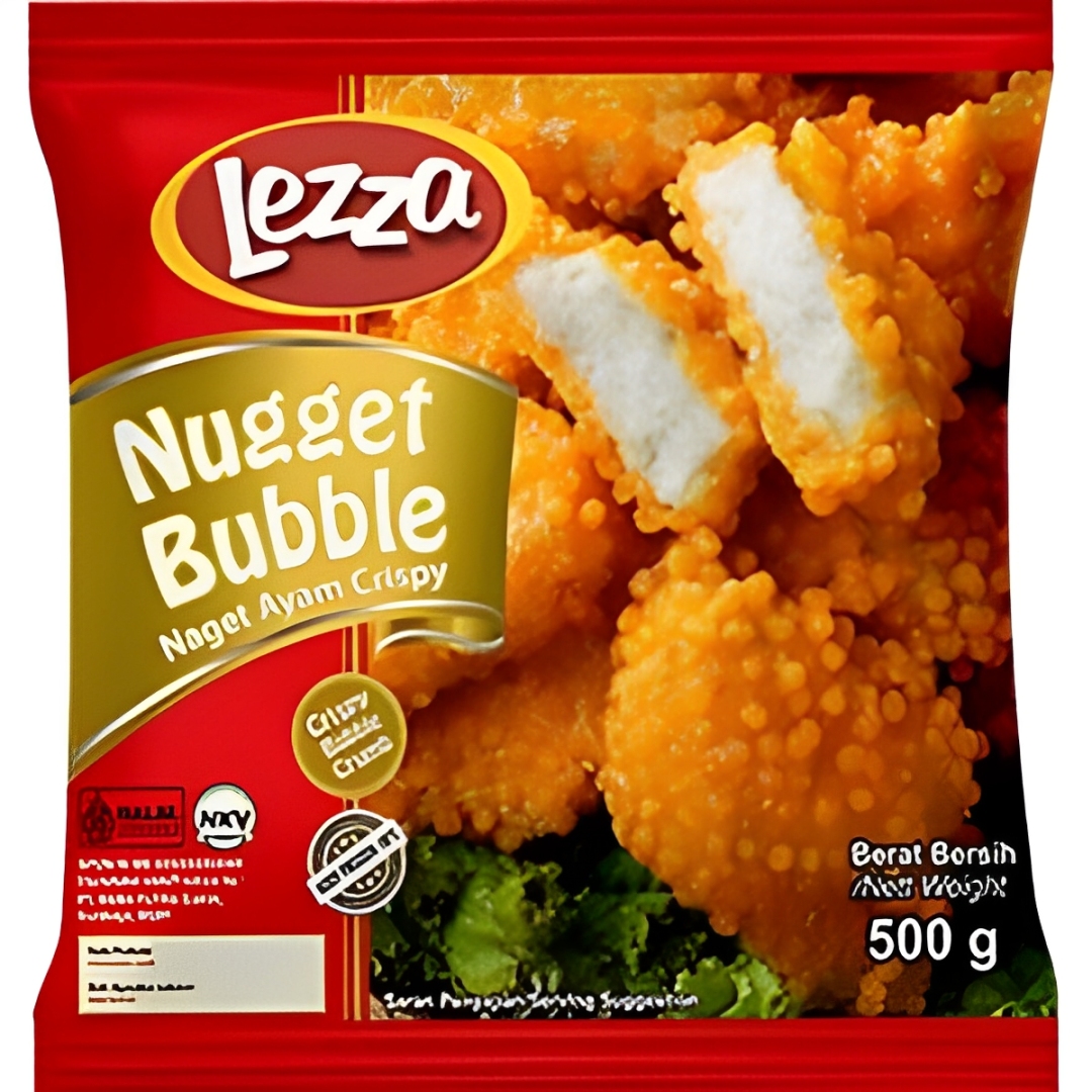 LEZZA Chicken Nugget Crispy Bubble 500 Gram