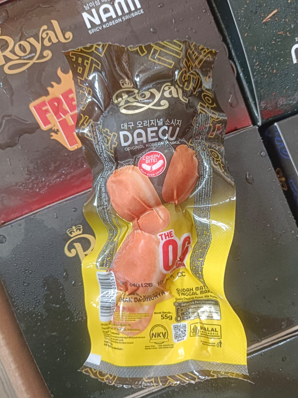 Belfoods Royal Daegu Sosis Original 55 gr Cocktail