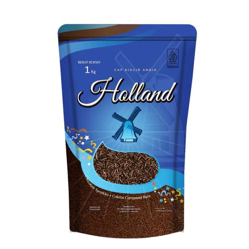 Holland Mesis Cokelat 500 Gram Cokelat Compound Butir