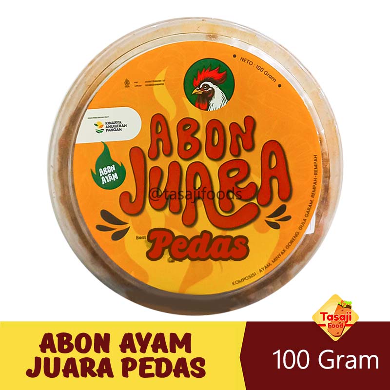 Abon Juara Pedas Abon Ayam 100 Gram