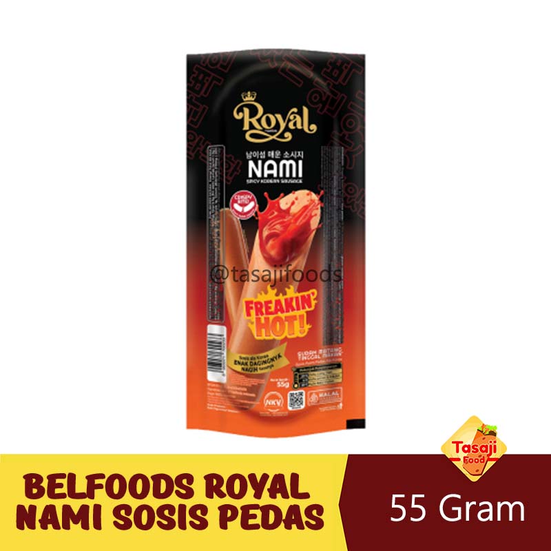 Belfoods Royal Nami Sosis Pedas 55 gr Freakin Hot