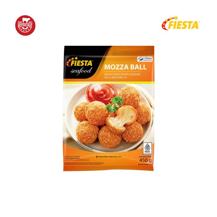 Fiesta Seafood Moza Ball Bakso Ikan Isi Keju 450 Gram