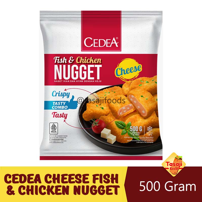 Cedea Cheese Fish & Chicken Nugget 500 Gram