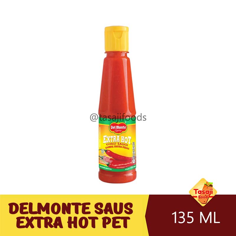 Delmonte Extra HOT PET 135 ML - Saus Sambal Pedas