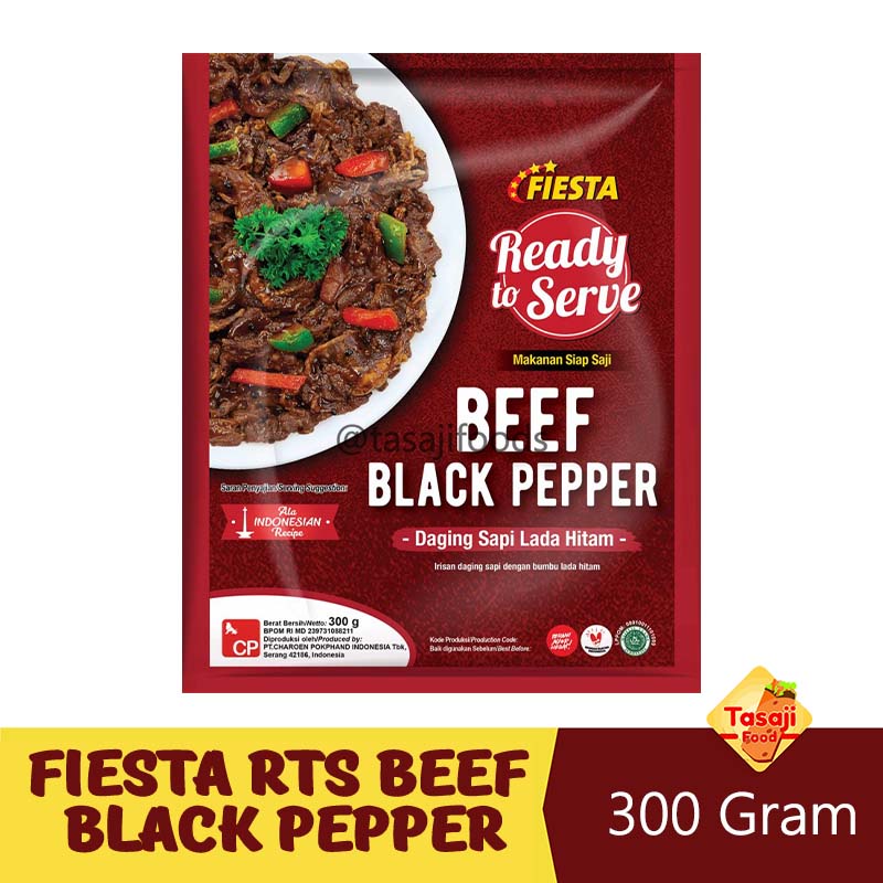 Fiesta Beef Black Pepper 300 Gram Ready To Serve