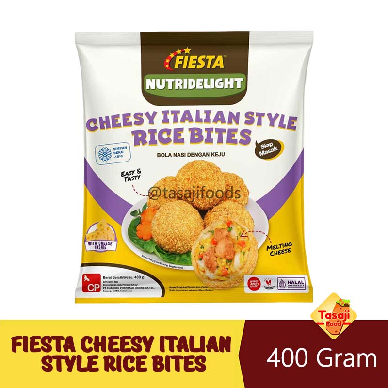 Fiesta Cheesy Italian Style Rice Bites 400 Gram Bola Nasi Keju