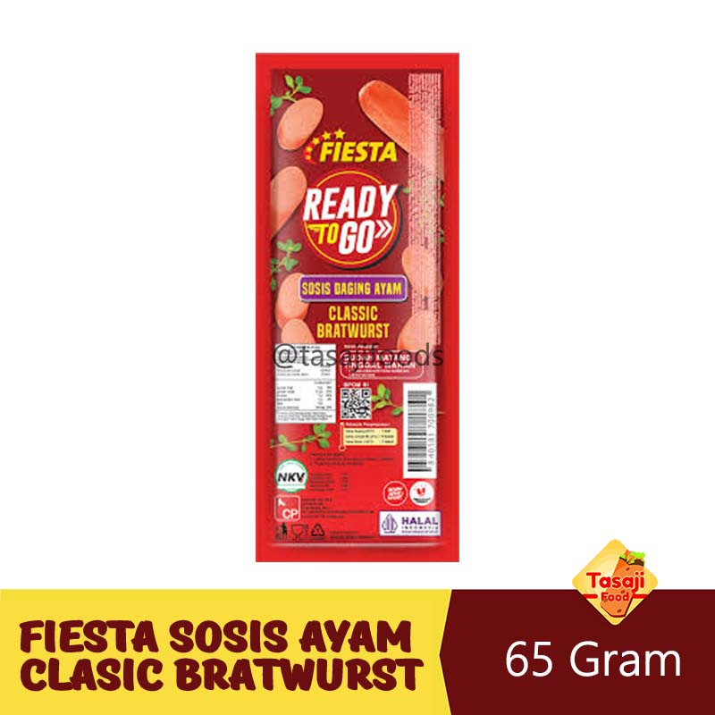 Fiesta Sosis Ayam Clasic Bratwurst  65 Gr Ready To Go