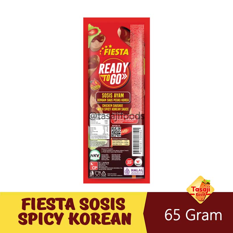 Fiesta Sosis Ayam Spicy Korean Sauce 65 Gr Ready To Go