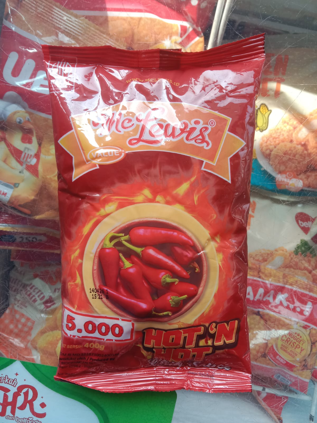 Mc Lewis Saus Hot N Hot 400 Gram Chilli Sauce