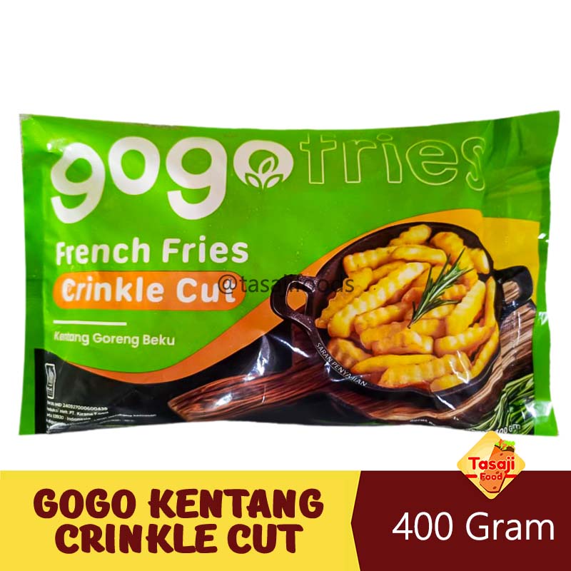 GOGO Kentang Crinkle Cut 400 Gram Kentang Goreng