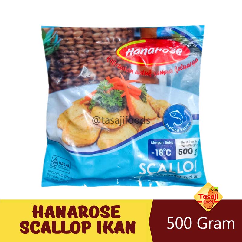 Hanarose Scallop Olahan Ikan 500 Gram