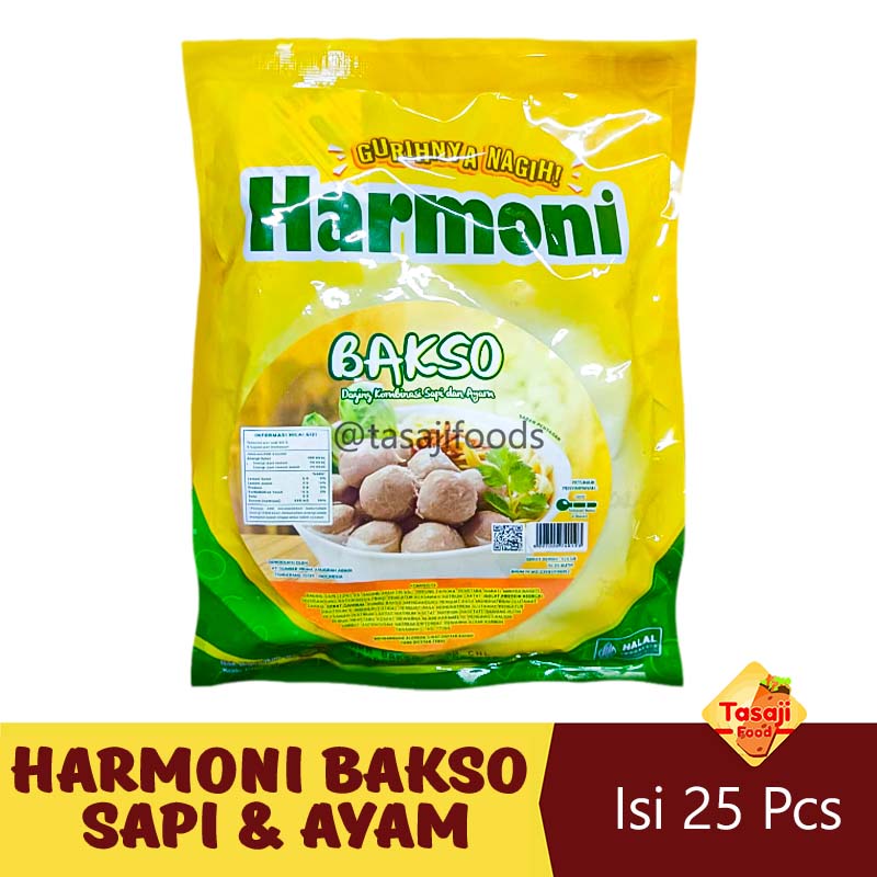 Harmoni Bakso Sapi & Ayam Kombinasi Isi 25 Pcs 325 Gram