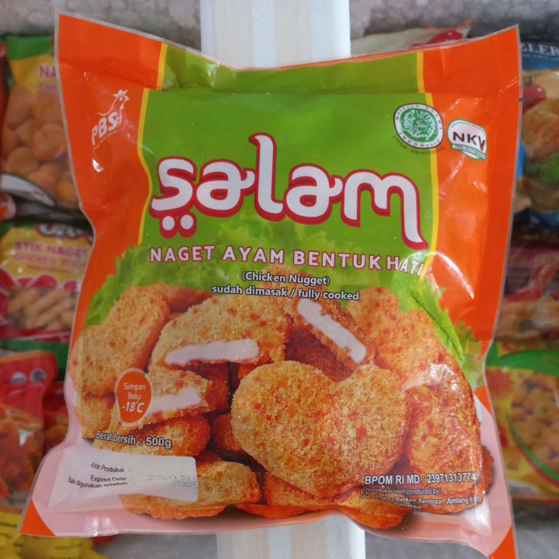 Salam Chicken Nugget Bentuk Hati 500 Gram