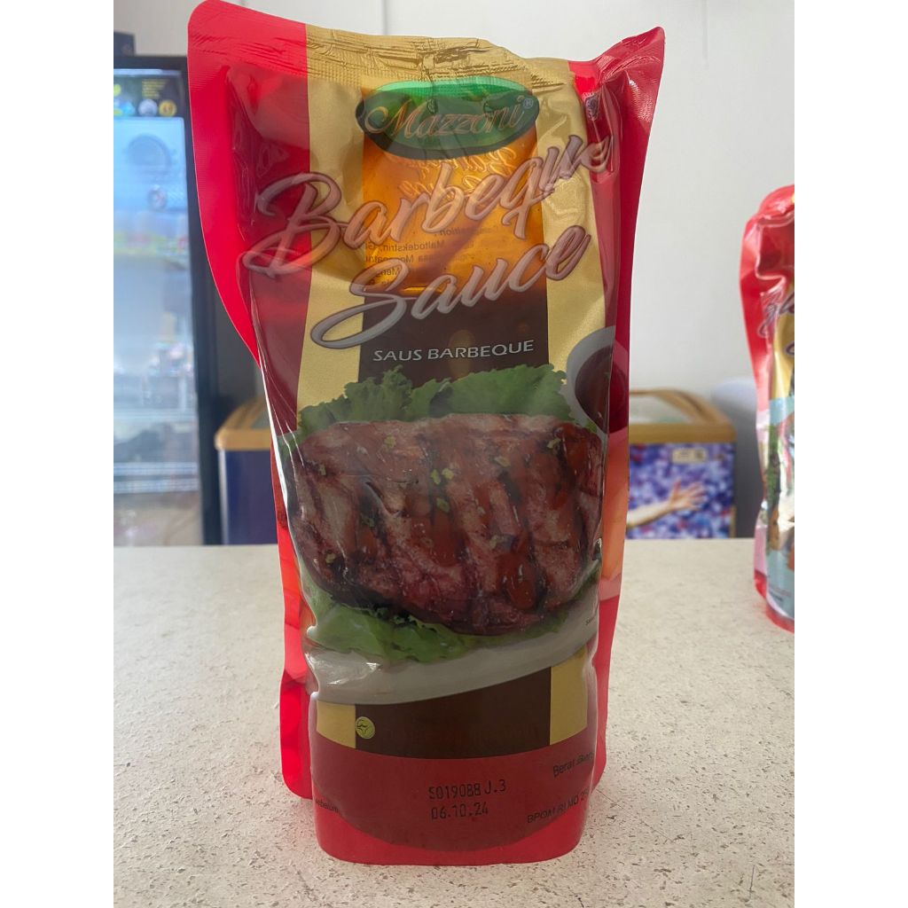 Mazzoni Saos Barbeque 1 KG Saus BBQ Sauce