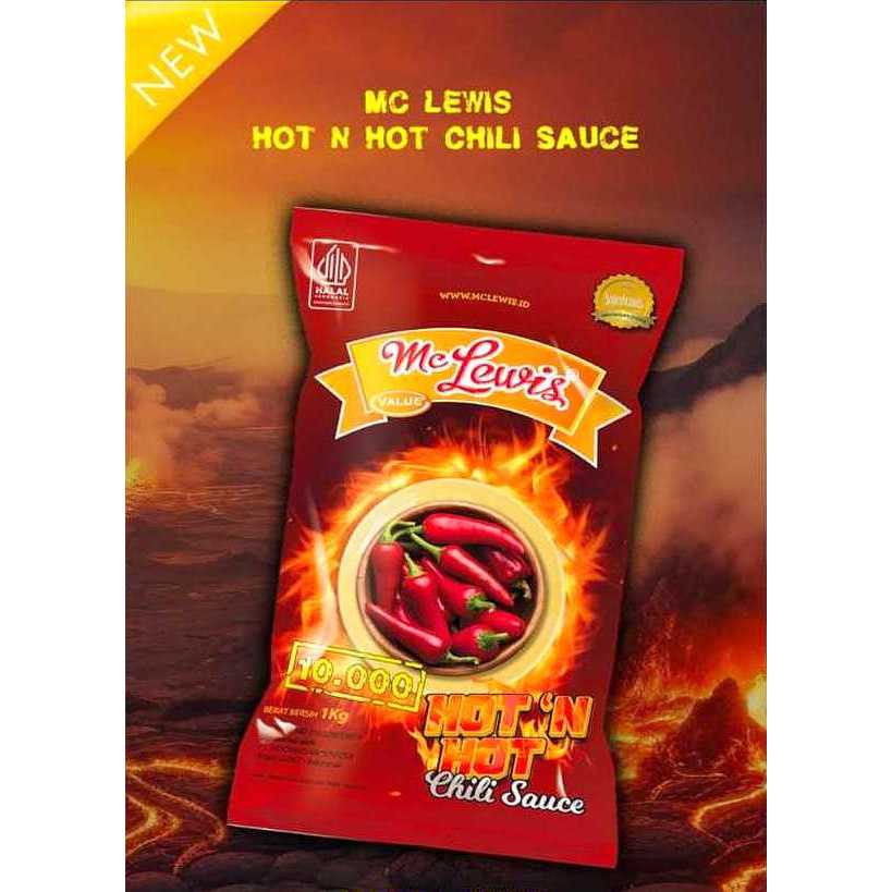 Mc Lewis Hot N Hot 500 Gram Chilli Sauce
