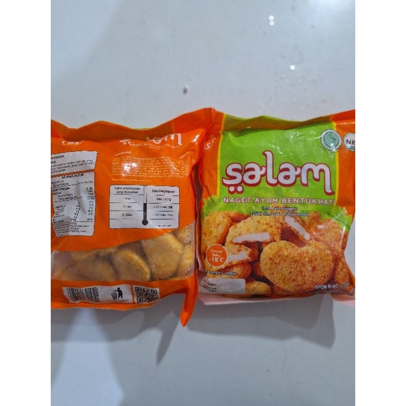 Salam Chicken Nugget Bentuk Hati 500 Gram