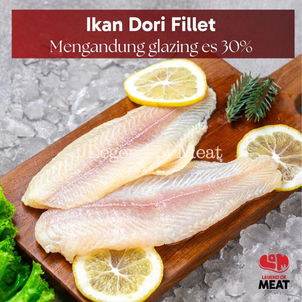 Ikan Dori Fillet Frozen Premium isi 3 Pcs 1 Kg