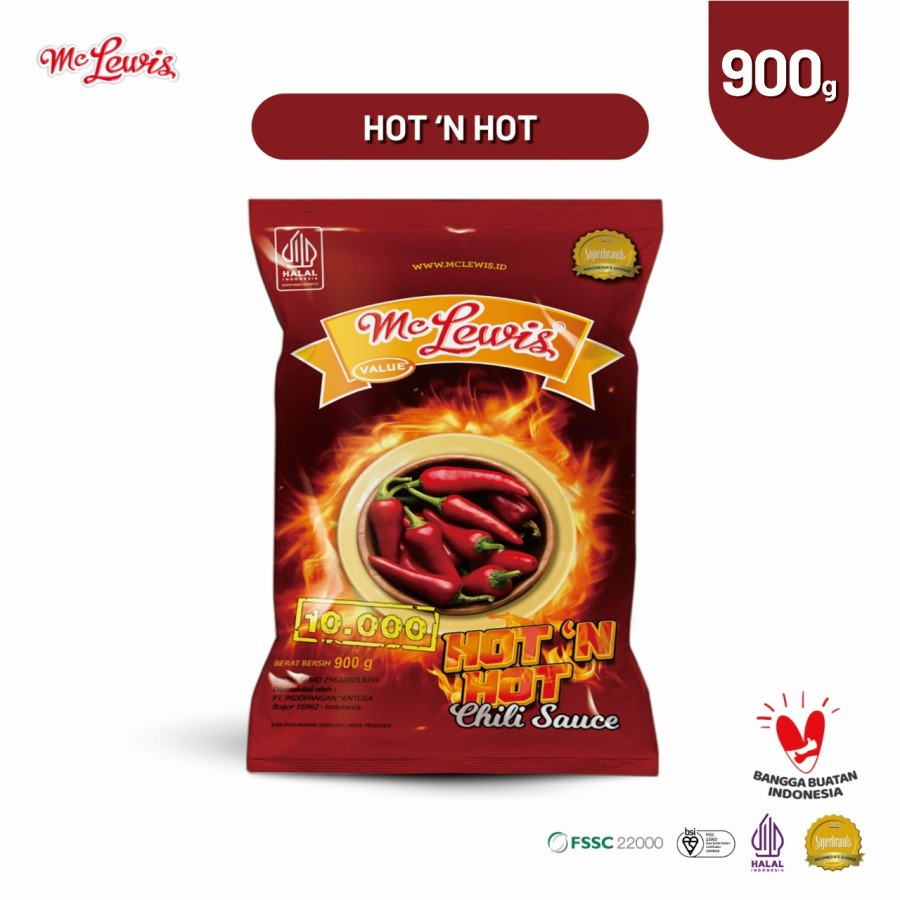 Mc Lewis Hot N Hot 500 Gram Chilli Sauce