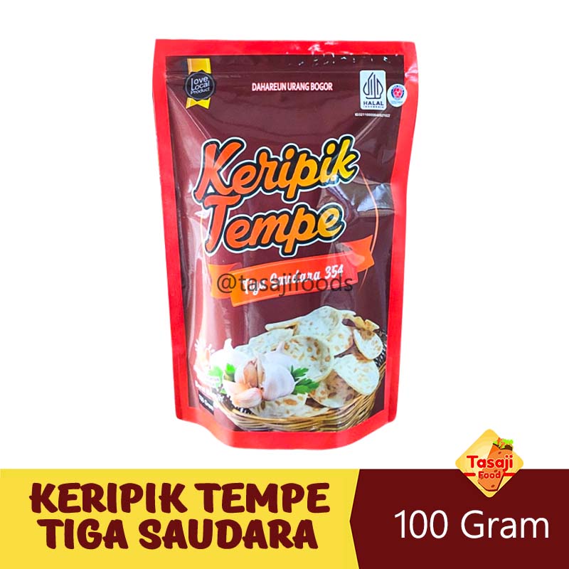Keripik Tempe Premium Tiga Saudara 354 Bogor 100 Gram