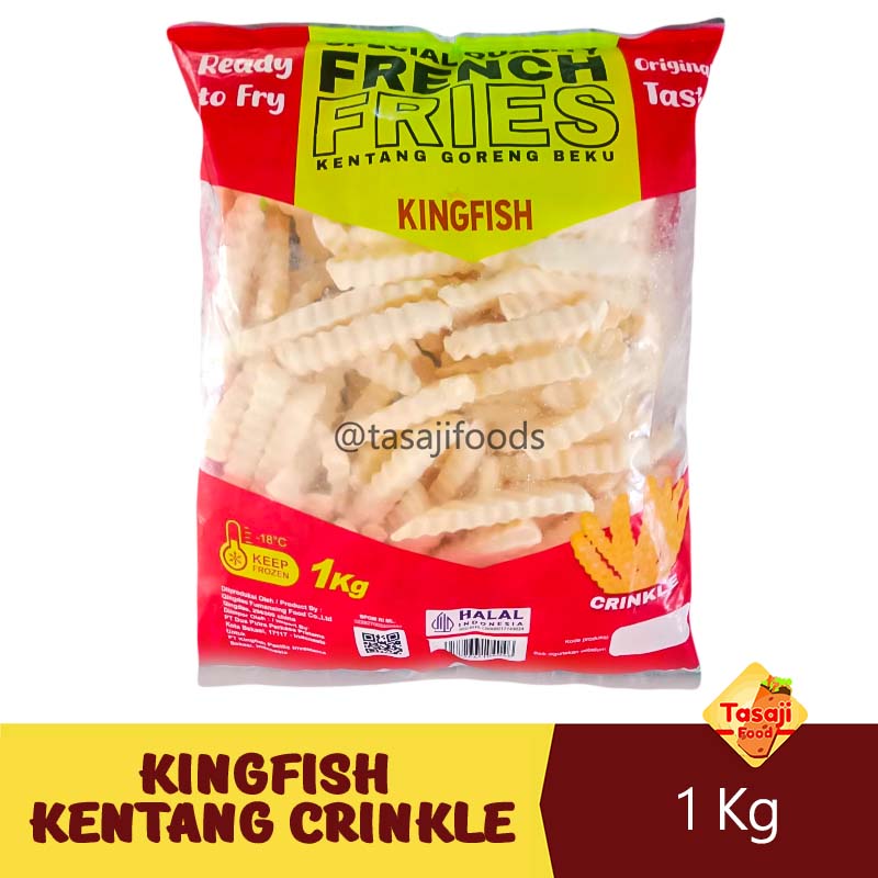 Kingfish Kentang Goreng Crinkle 1 Kg French Fries