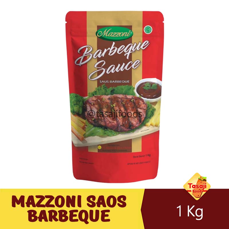 Mazzoni Saos Barbeque 1 KG Saus BBQ Sauce
