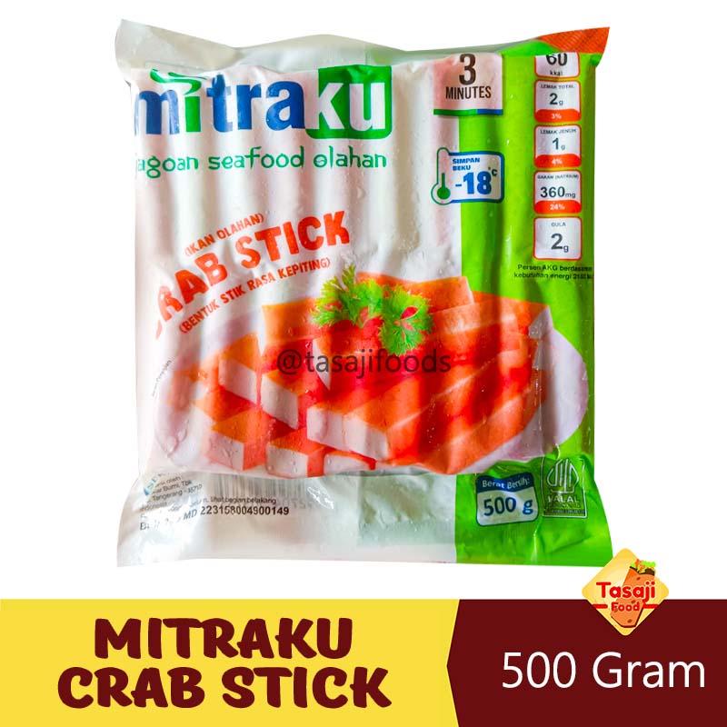 Mitraku Crab Stick 500 Gram Olahan Ikan