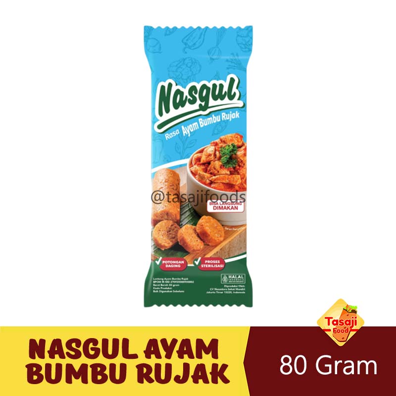 NASGUL Ayam Bumbu Rujak 80gr Nasi Gulung