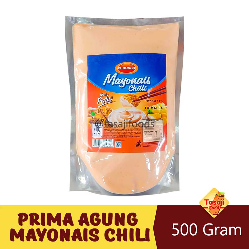 Prima Agung Mayonais Chili 500 Gram Mayones Pedas